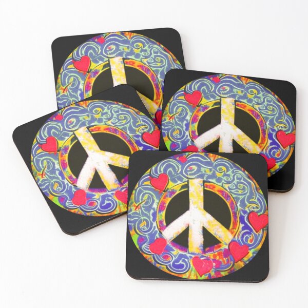 Item preview, peace and love designed and sold by NEWARTAGE.
