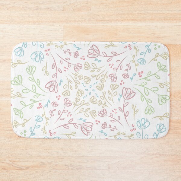 Item preview, Spring Delicate Floral Pattern - white background  designed and sold by AlinaSCorner.