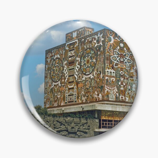 Item preview, 1950s - The Central Library (Biblioteca Central), Campus of UNAM, Mexico City, Mexico designed and sold by thatwaslife.