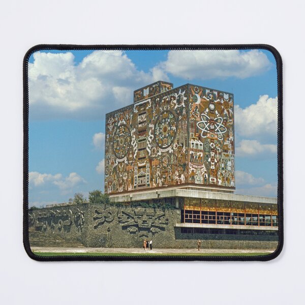 Item preview, 1950s - The Central Library (Biblioteca Central), Campus of UNAM, Mexico City, Mexico designed and sold by thatwaslife.