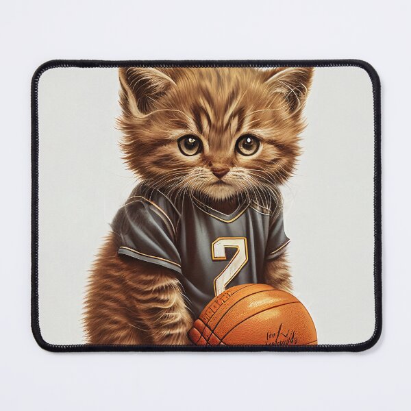 Item preview, Basketball player kitten designed and sold by AloneARTS.