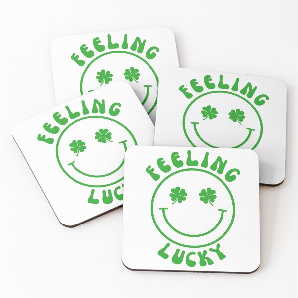 Item preview, Feeling lucky shamrocks happy face - st Patrick’s day designed and sold by dmentes.
