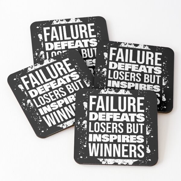 Item preview, Failure Defeats Losers But Inspires Winners  designed and sold by JackCurtis1991.