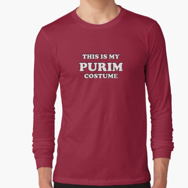 Item preview, THIS IS MY PURIM COSTUME funny Jewish holiday Hebrew humor designed and sold by Inspirationmotivation.