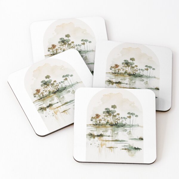 Item preview, Everglades National Park Boho Watercolor Arch designed and sold by PikoApparel.