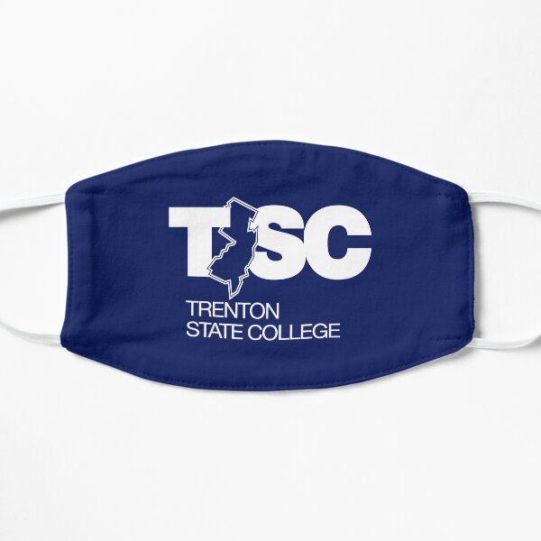 1990's Trenton State College Graphic Flat Mask