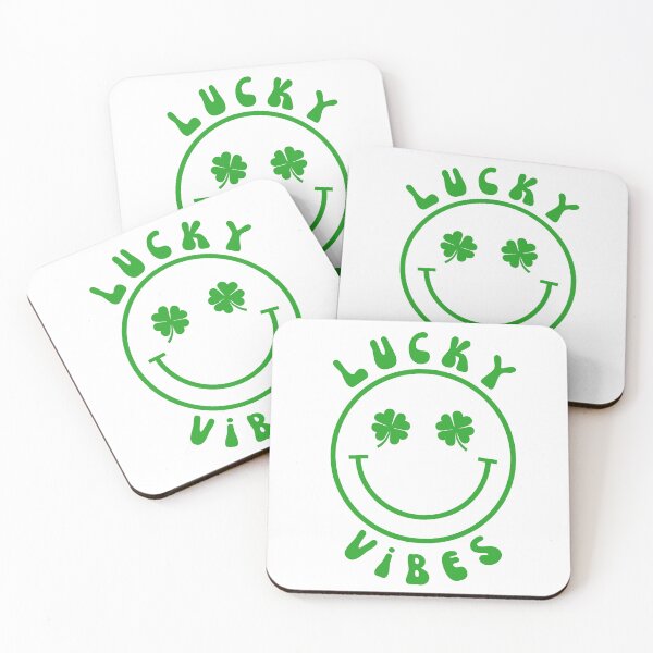 Item preview, Lucky vibes shamrock happy face - st Patrick’s day designed and sold by dmentes.