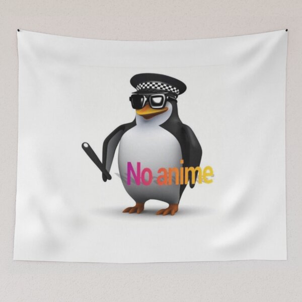 Item preview, No Anime Penguin   designed and sold by brawner57.