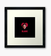 Crazy Ex-Girlfriend Theme BLAM! Framed Print