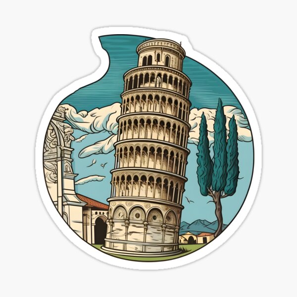 Leaning Tower Of Pisa Italy Tourists Souvenir T-shirt - Kingteeshop