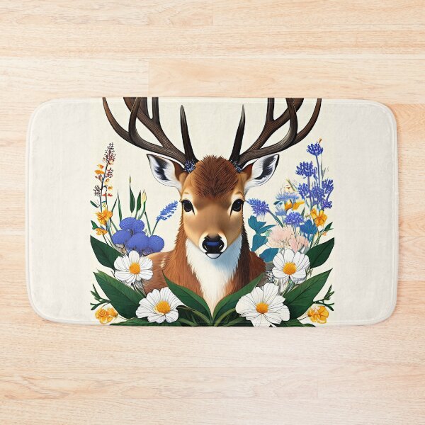 Item preview, Art nouveau deer portrait designed and sold by ChaosEdits.