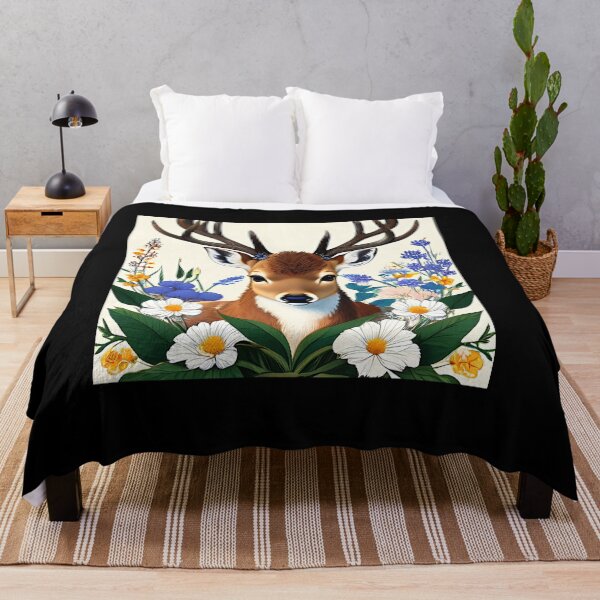 Item preview, Art nouveau deer portrait designed and sold by ChaosEdits.