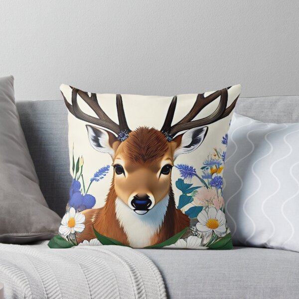 Item preview, Art nouveau deer portrait designed and sold by ChaosEdits.
