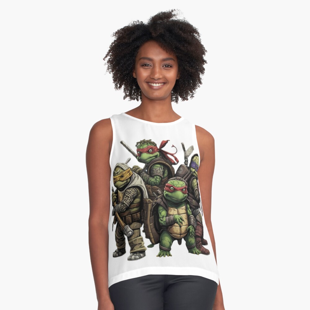 A team of canon Girl Turtles™ (Redesigned.) : r/TMNT