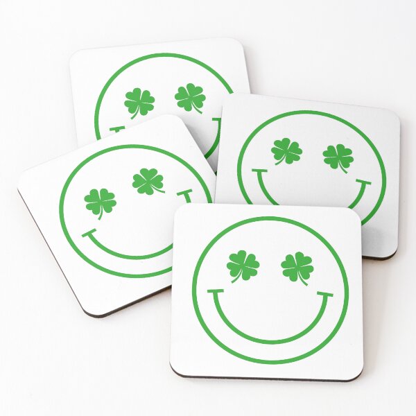 Item preview, Lucky vibes shamrock happy face - st Patrick’s day designed and sold by dmentes.