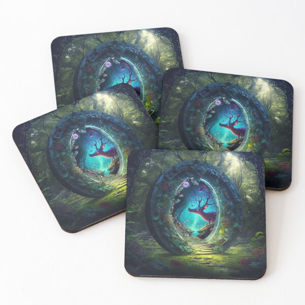Item preview, Enchanted Forest Portal to Another Dimension  - Original Artwork designed and sold by CloudofKnowing.