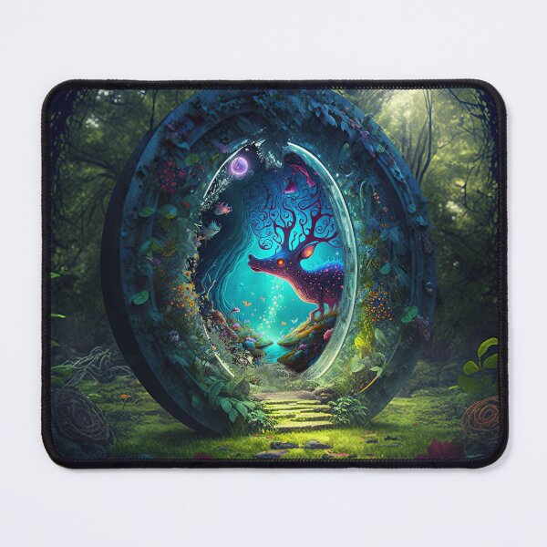Item preview, Enchanted Forest Portal to Another Dimension - Original Artwork designed and sold by CloudofKnowing.