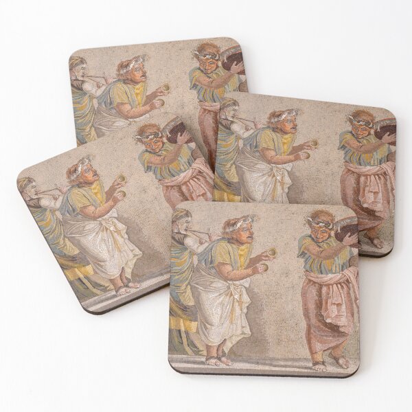Item preview, Mosaic with street musicians by Dioscorides of Samos designed and sold by likiska.