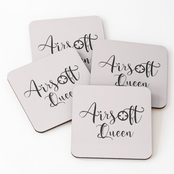 Item preview, Airsoft Queen text with a crosshair, for the female airsoft lovers designed and sold by EmeraldeaArt.