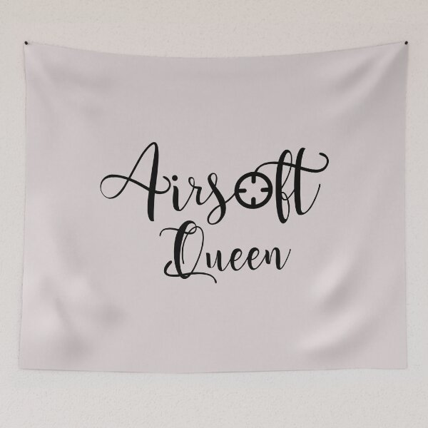 Item preview, Airsoft Queen text with a crosshair, for the female airsoft lovers designed and sold by EmeraldeaArt.