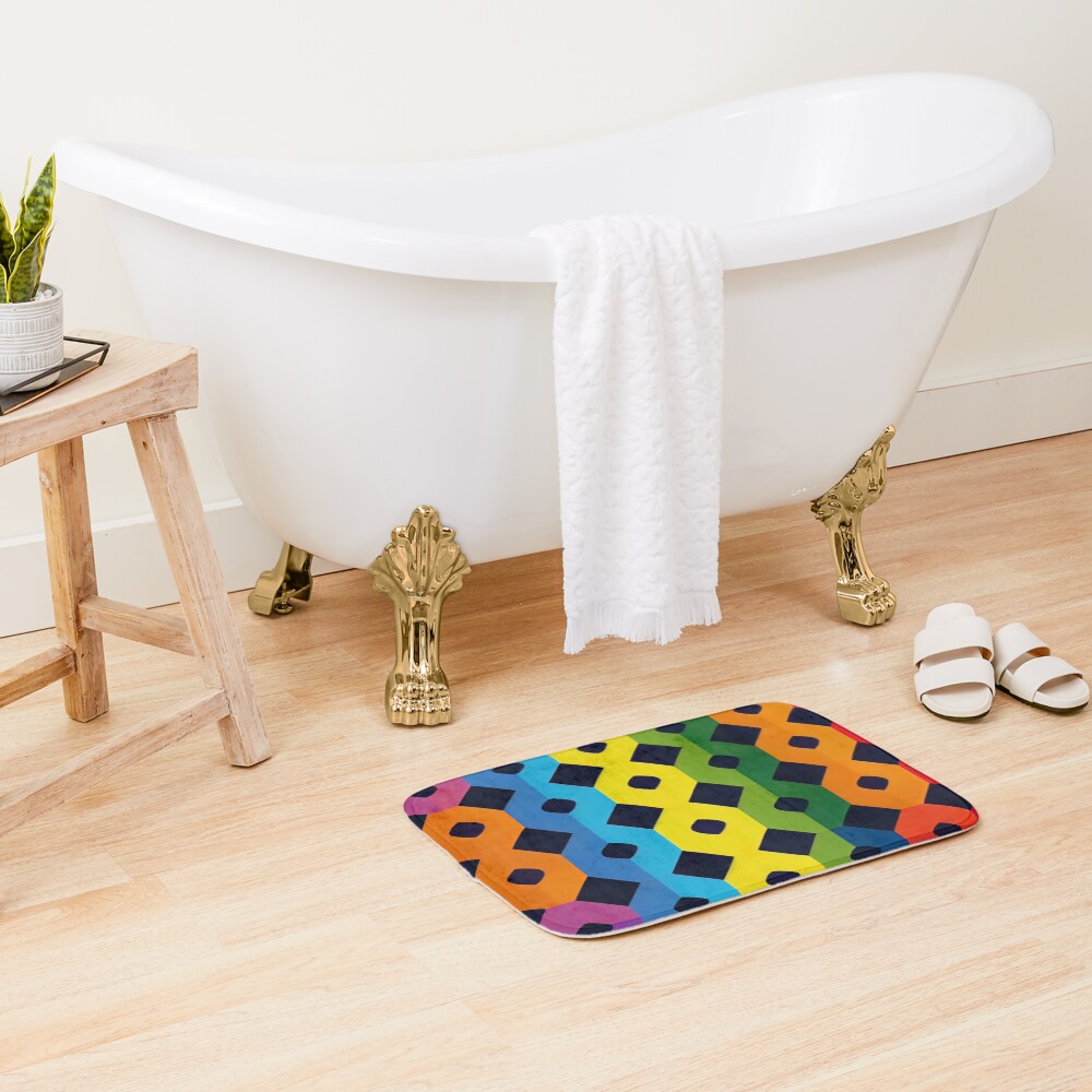 Item preview, Bath Mat designed and sold by QuikiPatterns.