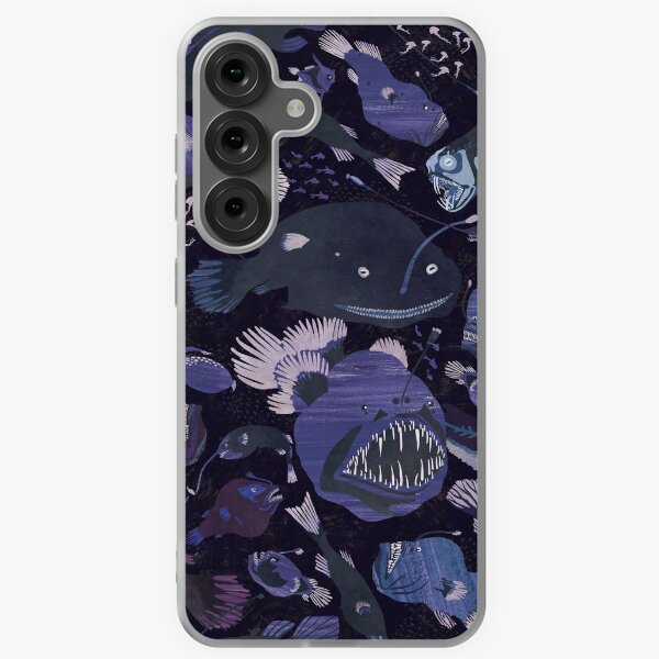 Item preview, Deep sea fish in cool colors designed and sold by Wondroustrange.