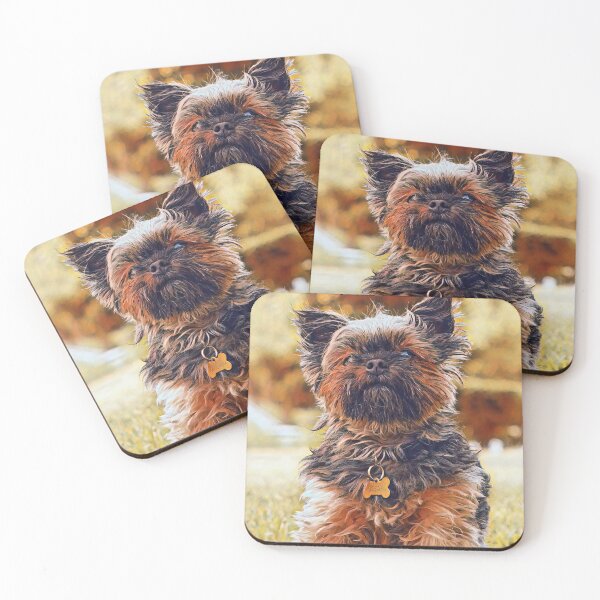 Item preview, Sunset Affenpinscher Dog Print designed and sold by TheWildFlix.