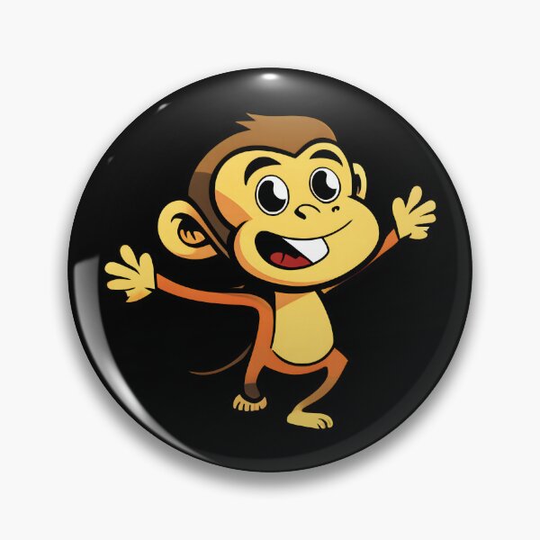 Item preview, Cute monkey in cartoon style designed and sold by Adorable  Artifacts.