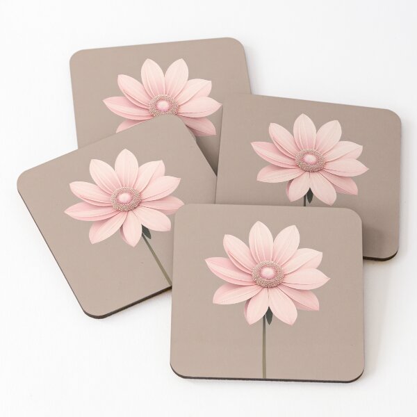 Item preview, Boho Pink Flower Minimalism designed and sold by BohoRhapsody.