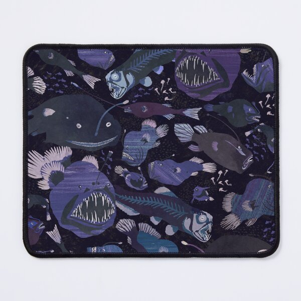 Item preview, Deep sea fish in cool colors designed and sold by Wondroustrange.