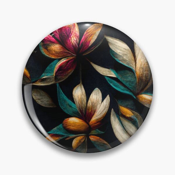 Item preview, floral botanical pattern tiled designed and sold by artfullyprompt.