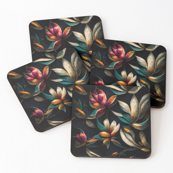 Item preview, floral botanical pattern tiled designed and sold by artfullyprompt.