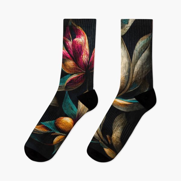 Item preview, floral botanical pattern tiled designed and sold by artfullyprompt.