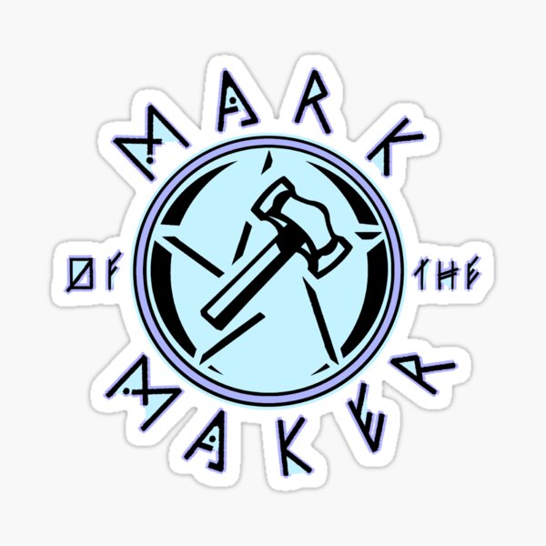 Item preview, Mark of the Maker Hammer art designed and sold by skange.