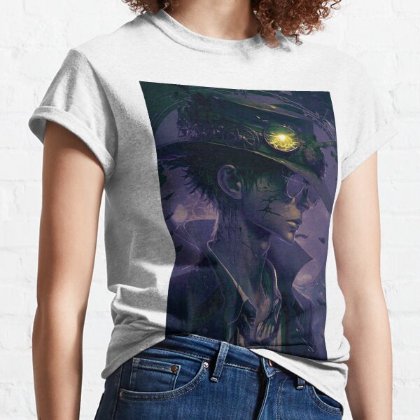 Mongkey D Luffy Steampunk purple Classic T-Shirt
