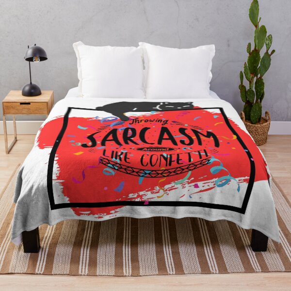 Item preview, Throwing sarcasm around like confetti designed and sold by courtney petersen.