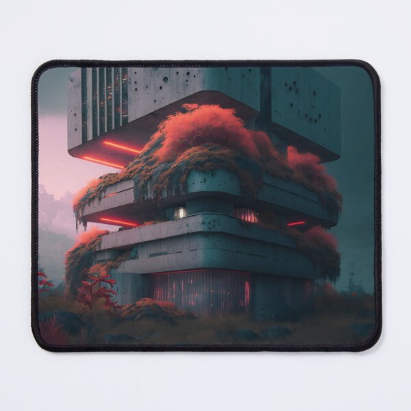 Item preview, A Fungal Invasion: When The Last of fungUs Meets Futuristic Brutalism designed and sold by BrutalistWorld.