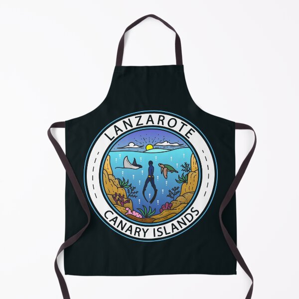 Item preview, Lanzarote Canary Islands Scuba Badge designed and sold by KrisSidDesigns.