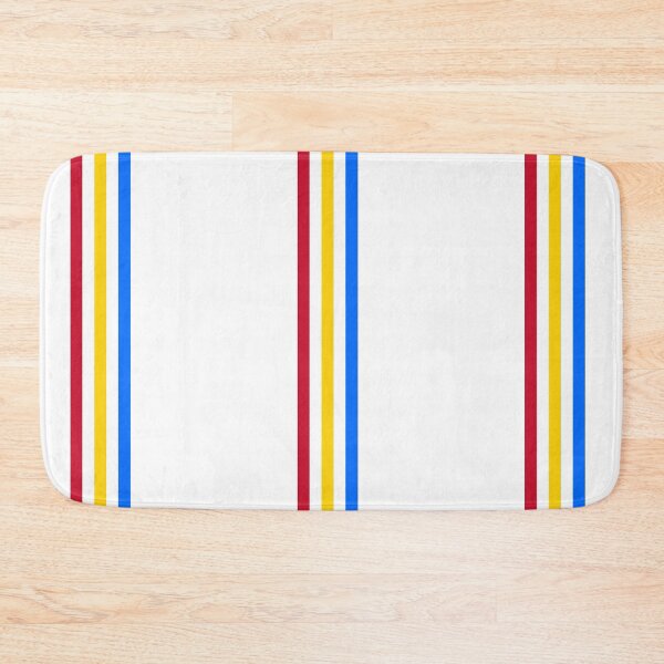 Item preview, Jackie Racing Stripes Red Blue Gold 70s GP fashion design designed and sold by ModSupporters.