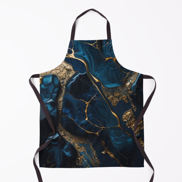 Item preview, Deep blue and gold marble texture, quartz designed and sold by SvarunPogani.