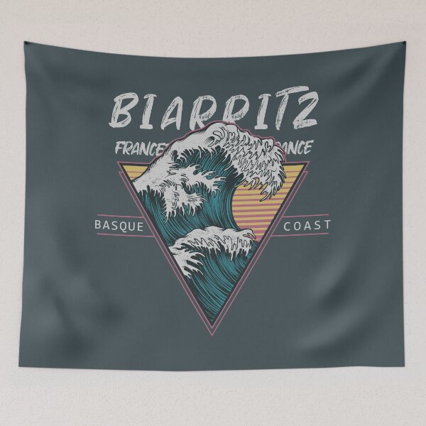 Item preview, Biarritz France Great Wave Surfing designed and sold by KrisSidDesigns.