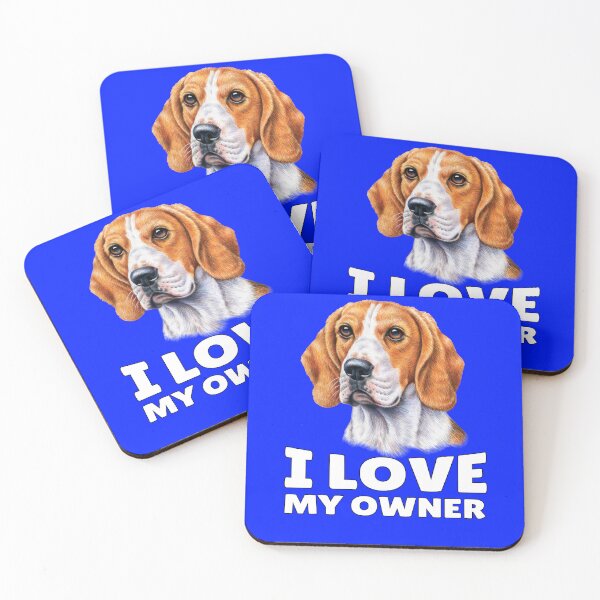 Item preview, Beagle Dog Pet Owner I Love My Owner  designed and sold by fantasticdesign.