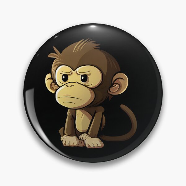 Item preview, Cute sad monkey designed and sold by Adorable  Artifacts.