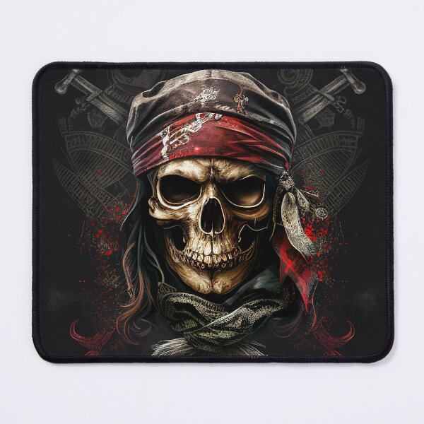 Item preview, Pirate Skull In Bandana, Pirate Skull, Skull T-Shirt designed and sold by RSDESIGNSteam.