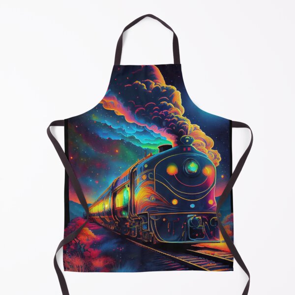 Artikelvorschau, Chromatic Choo Choo Trippy Train entworfen und verkauft von mcmtdesigns.