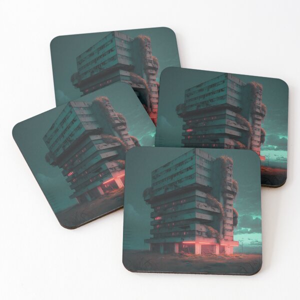 Item preview, A Post-Apocalyptic Masterpiece: The Brutalism and Fungi that Defy Time designed and sold by BrutalistWorld.