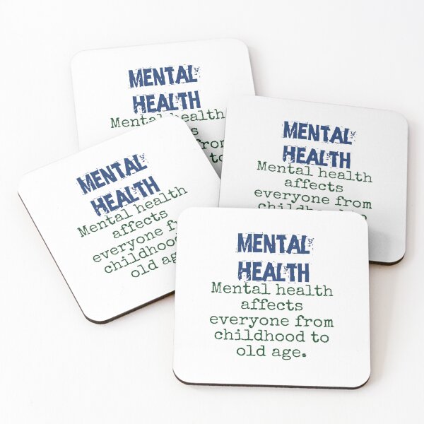 Item preview, Mental Health Affects Everyone - Mental Health Quote designed and sold by CrankyOldDude.
