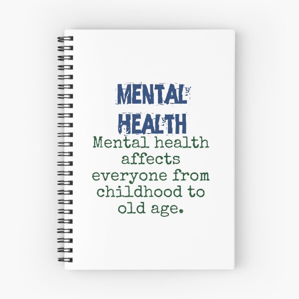 Item preview, Mental Health Affects Everyone - Mental Health Quote designed and sold by CrankyOldDude.