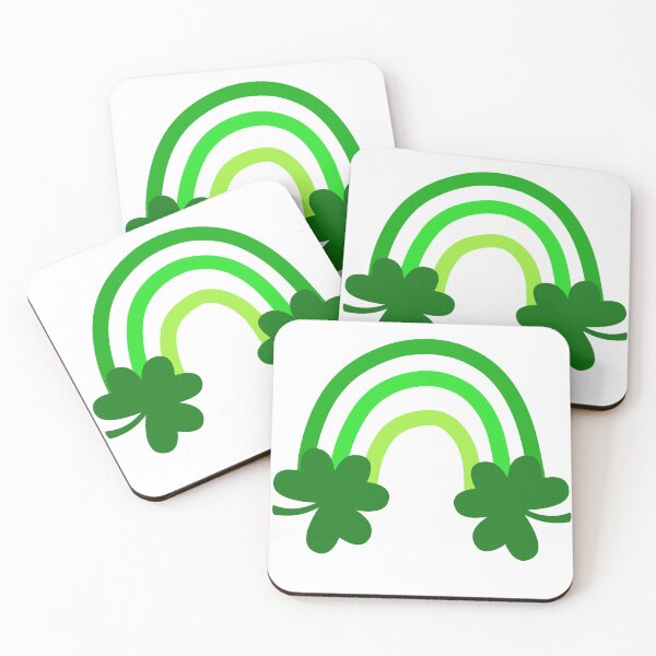 Item preview, Rainbow Shamrock lucky Irish clover - st Patrick’s day designed and sold by dmentes.
