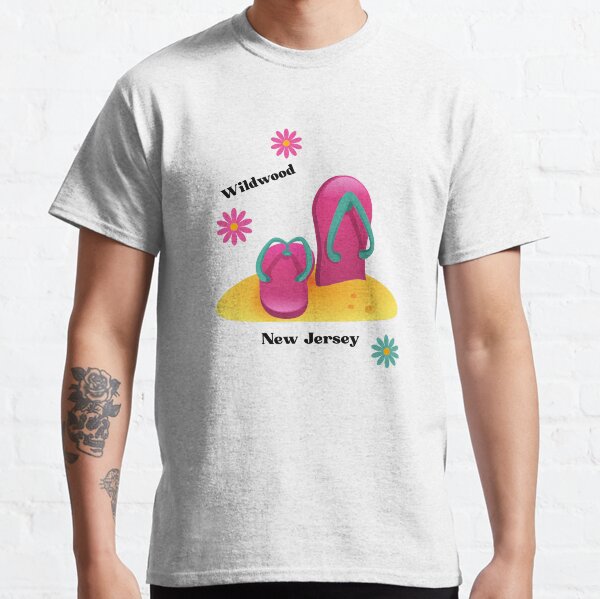 Flops in the sand Wildwood New Jersey Classic T-Shirt